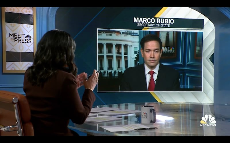 Marco Rubio on Meet the Press with Kristen Welker