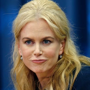 Actress Nicole Kidman speaks during a news conference at the United Nations Headquarters in New York