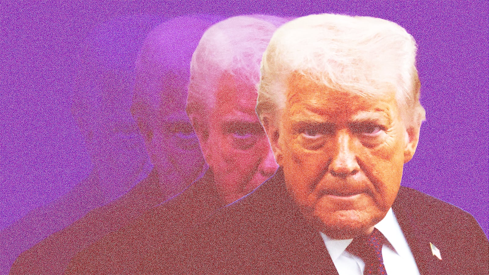 Donald Trump photo illustration, illo