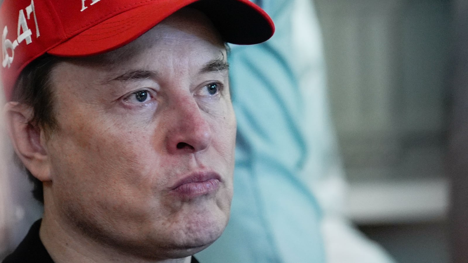 lon Musk attends a Cabinet meeting