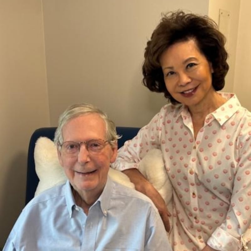 Sen. Mitch McConnell's office releases a new update on his health including a new picture, only the second since he was hospitalized.