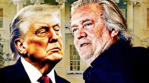 Donald Trump and Steve Bannon