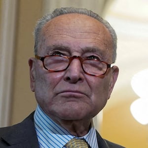 Senate Minority Leader Chuck Schumer and House Minority Leader Hakeem Jeffries are opposing the GOP's seven-week funding measure.