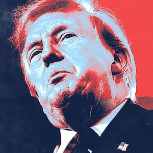 Donald Trump and Jon Ossoff