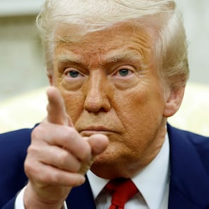 New York Attorney General Letitia James and President Donald Trump.