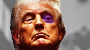 Donald Trump photo illustration, illo