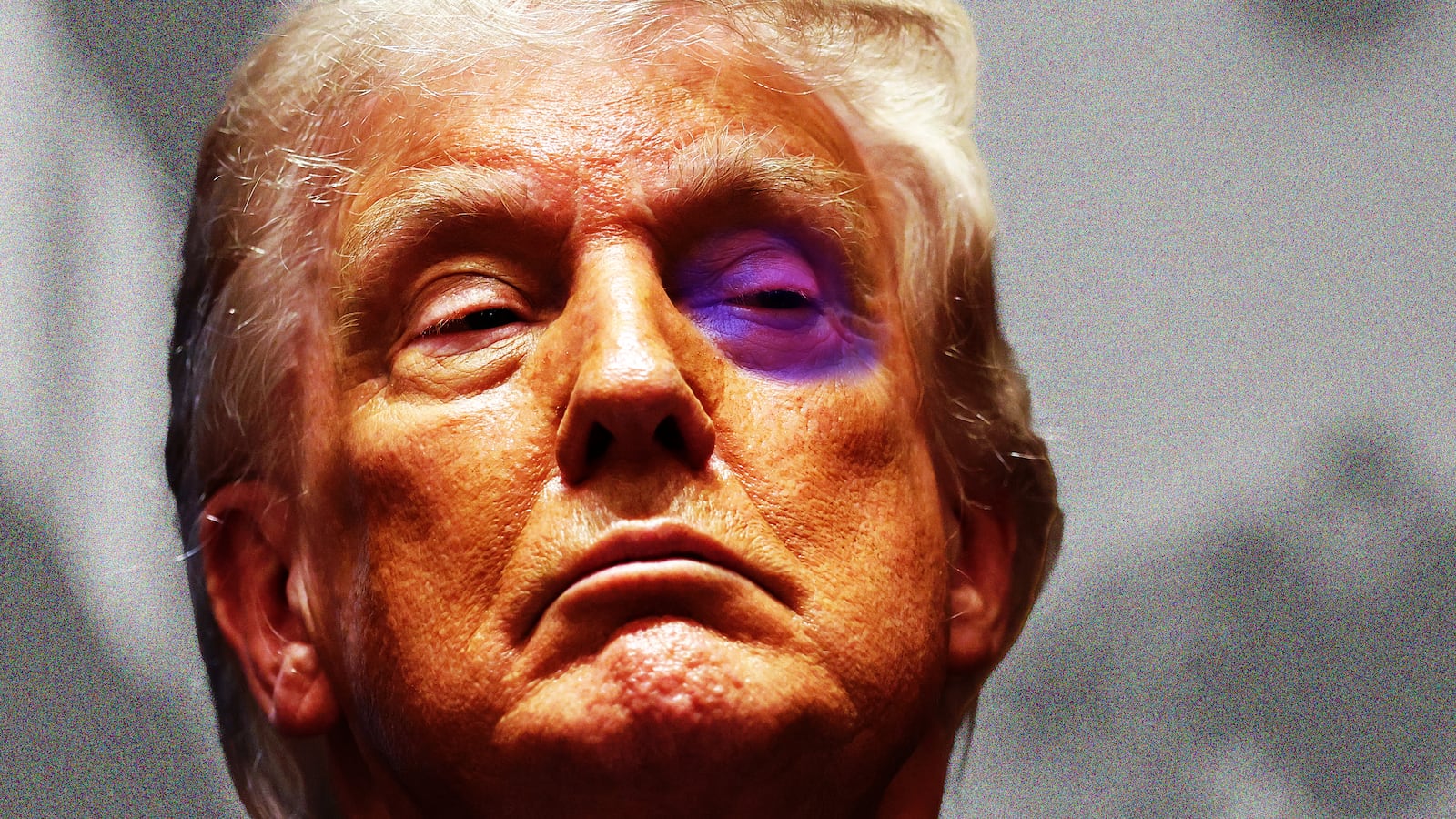Donald Trump photo illustration, illo
