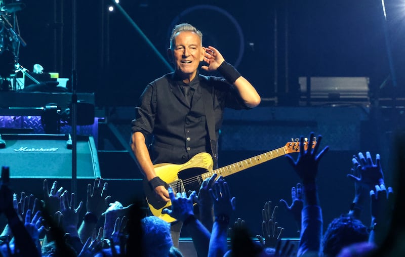 Bruce Springsteen & The E Street Band perform during Land of Hope & Dreams American Tour at Target Center on March 31, 2026 in Minneapolis, Minnesota.