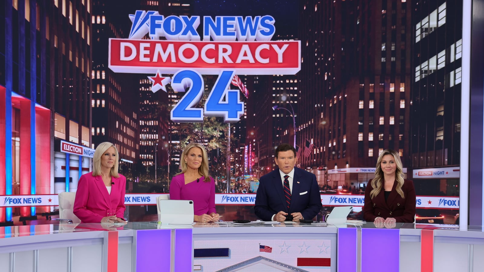 Fox News' election night panel.