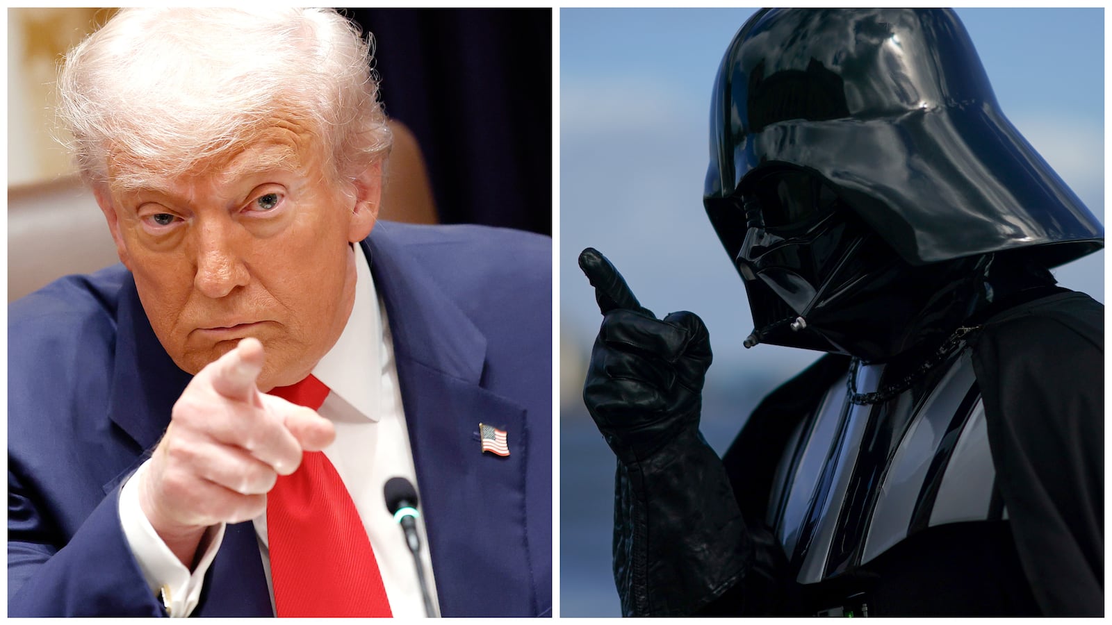 Trump and Darth Vader