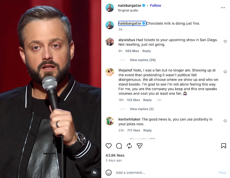 Nate Bargatze Instagram