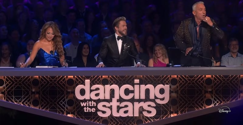 The DWTS judges had some good-natured critiques of Rodriguez's technique.
