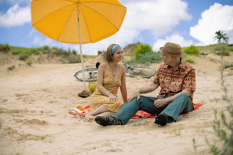 Mariana di Girolamo and John Malkovich in WILD HORSE NINE.