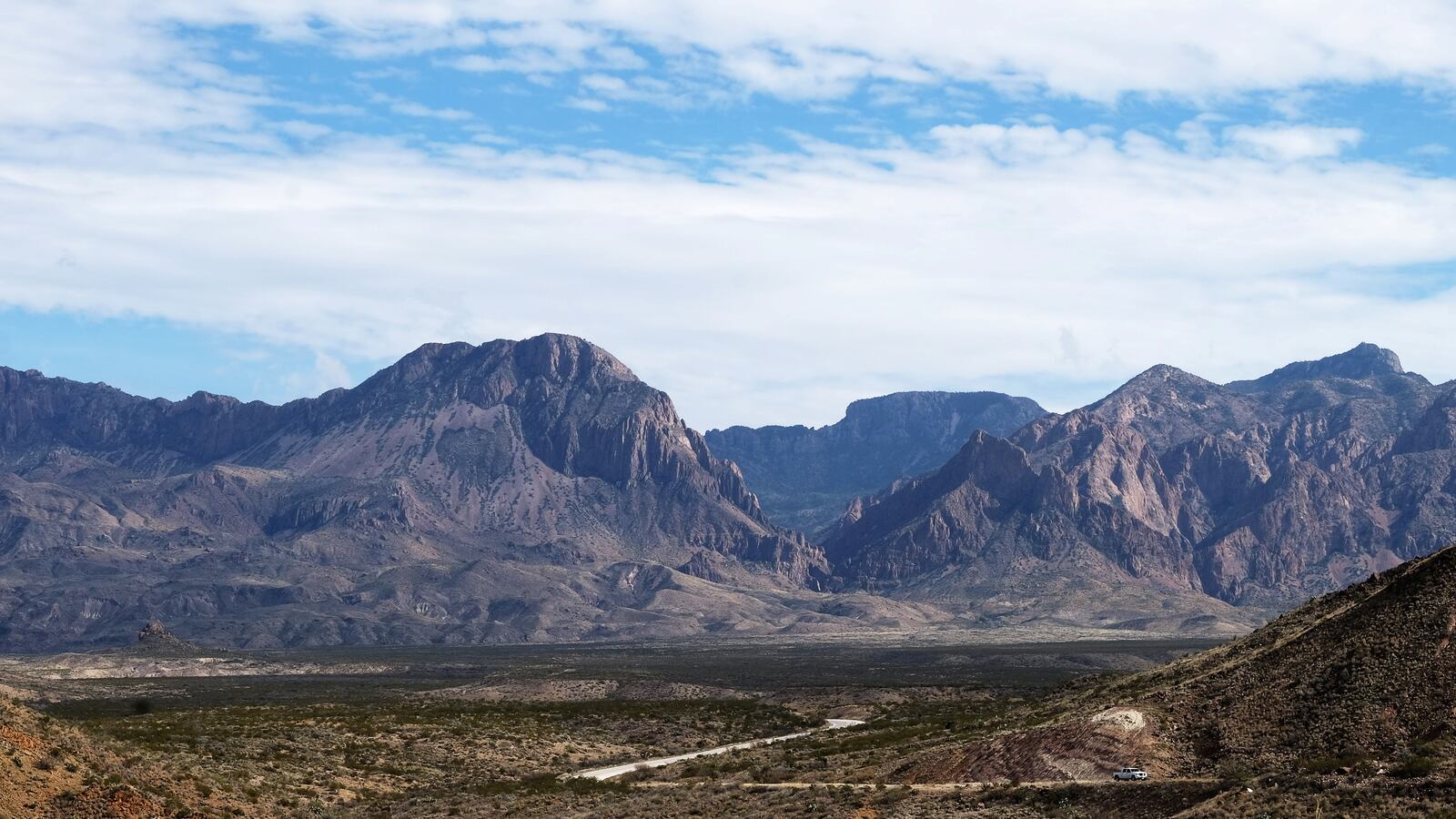 Visitors access the Boquillas Port of Entry by driving through Big Bend National Park, Texas, Feb. 2, 2019.