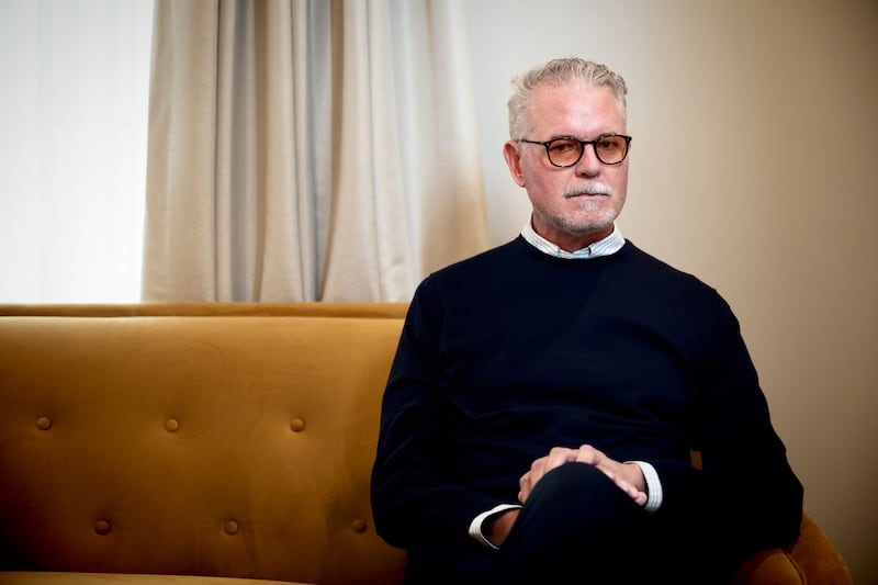 Actor Eric Dane has been diagnosed with ALS, He is photographed at the St. Regis in Washington, DC on September 30, 2025.