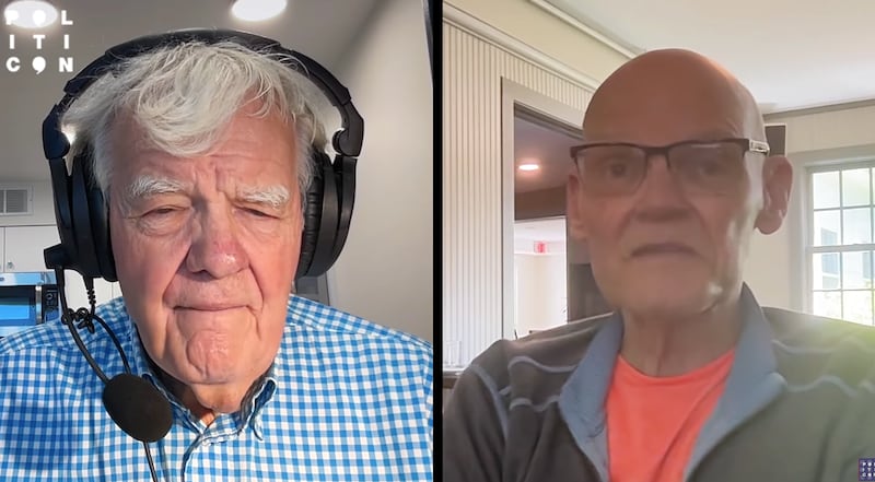 James Carville and Al Hunt discuss Donald Trump on Politics War Room.