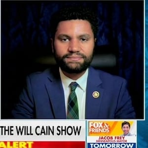 Will Cain and Maxwell Frost