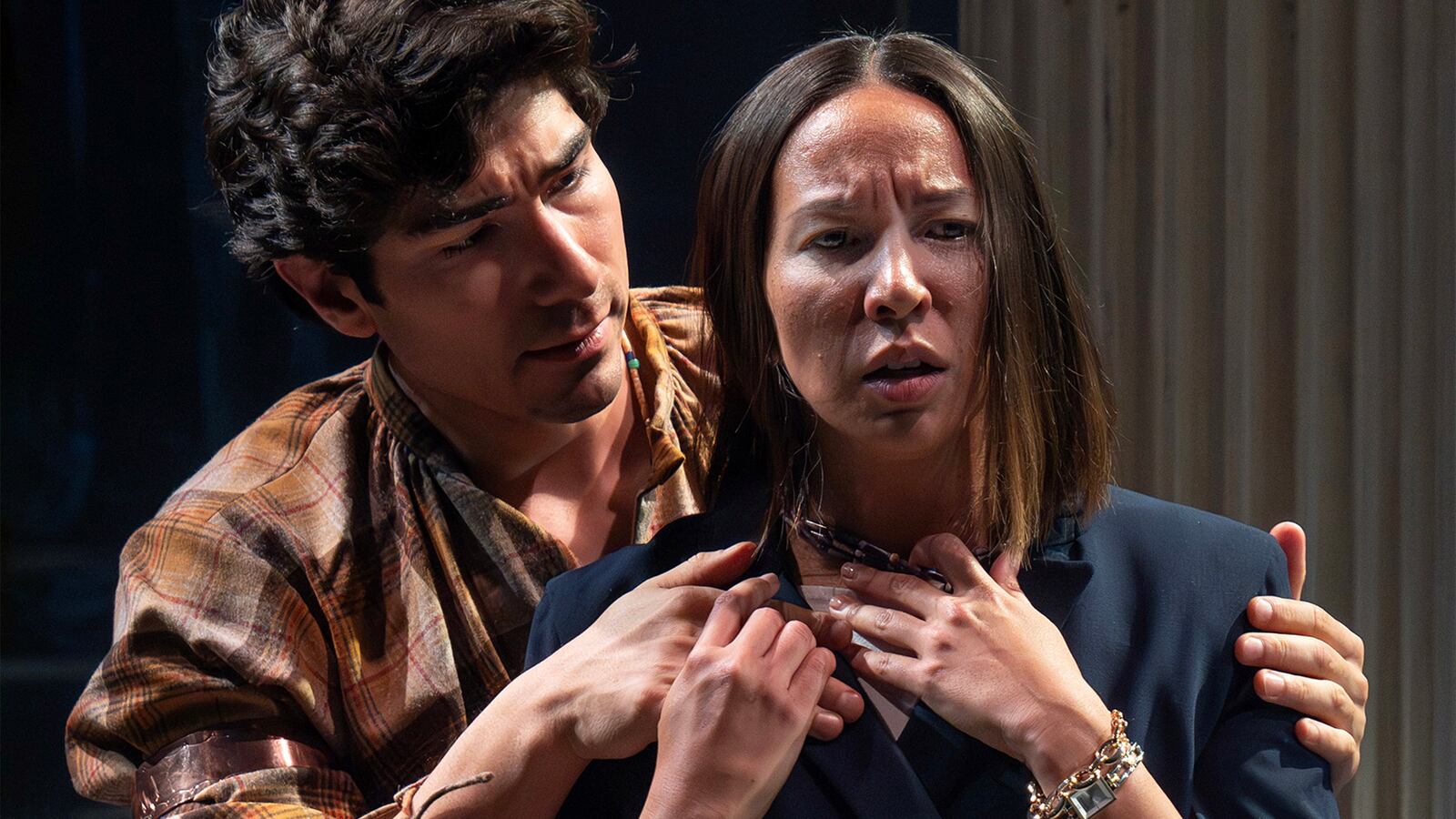 Enrico Nassi, left, and Elizabeth Frances in 'Manahatta.'