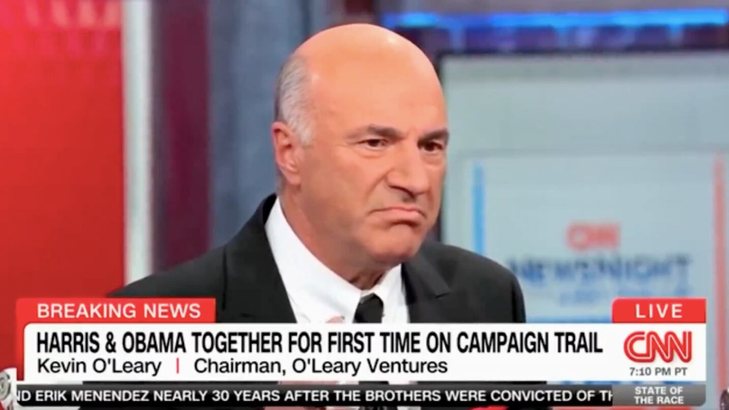 Kevin O'Leary on CNN NewsNight With Abby Phillip.