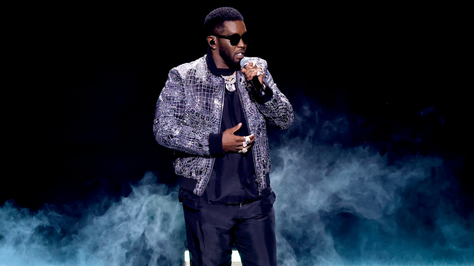 Diddy performing at a music festival in 2022.