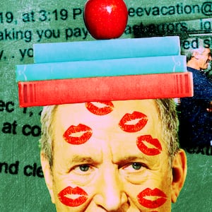 Larry Summer photo illustration