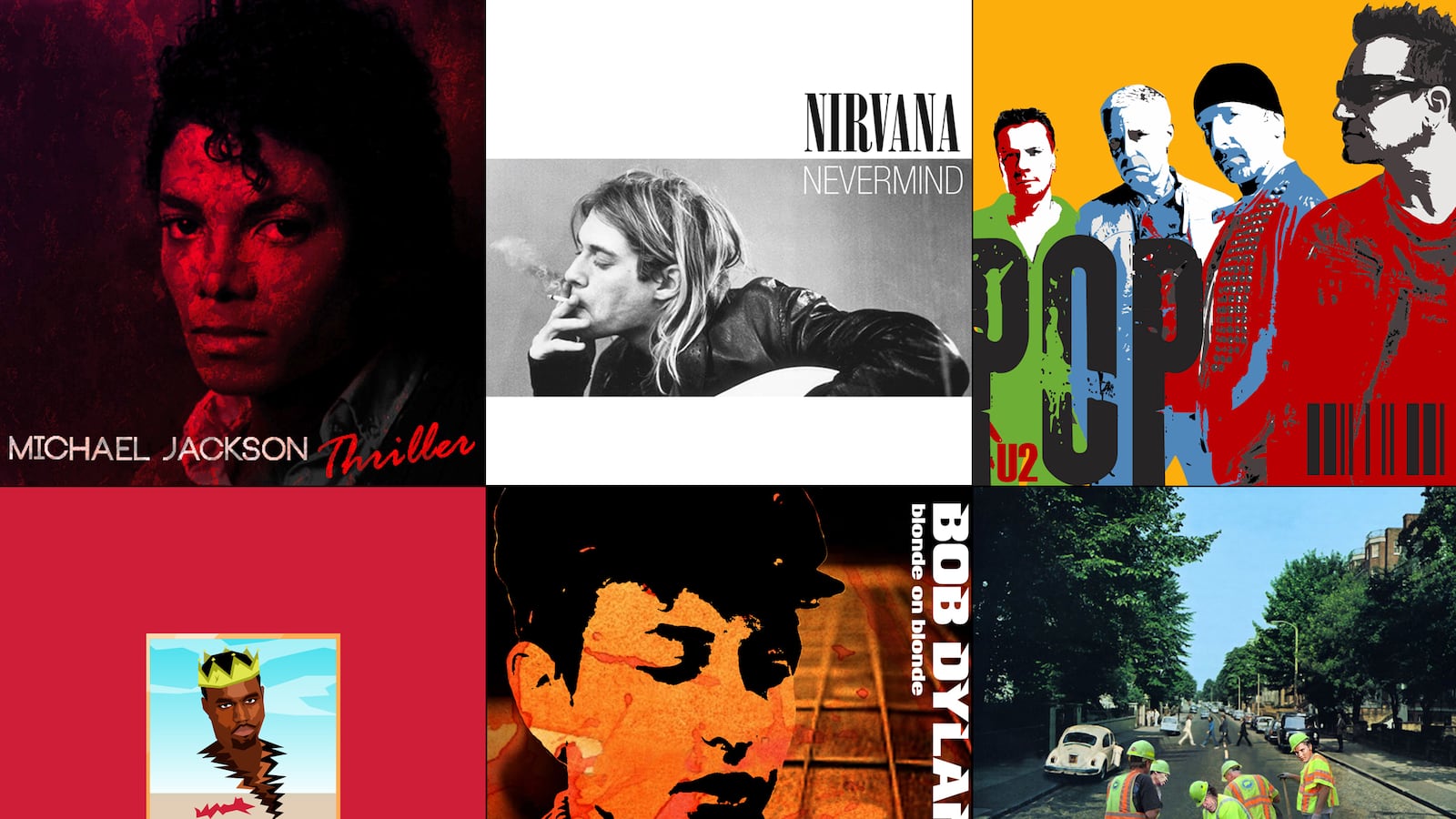 galleries/2014/06/28/best-selling-album-covers-reimagined-bob-dylan-kanye-west-and-more/music-cover-redesign-tease_j6bhxe
