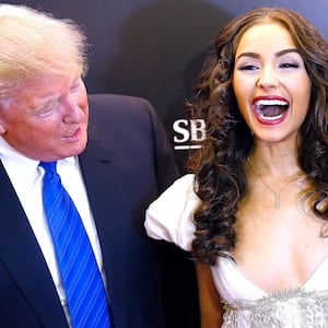 Donald J Trump, Miss Universe 2012 Olivia Culpo and her boyfriend Nick Jonas