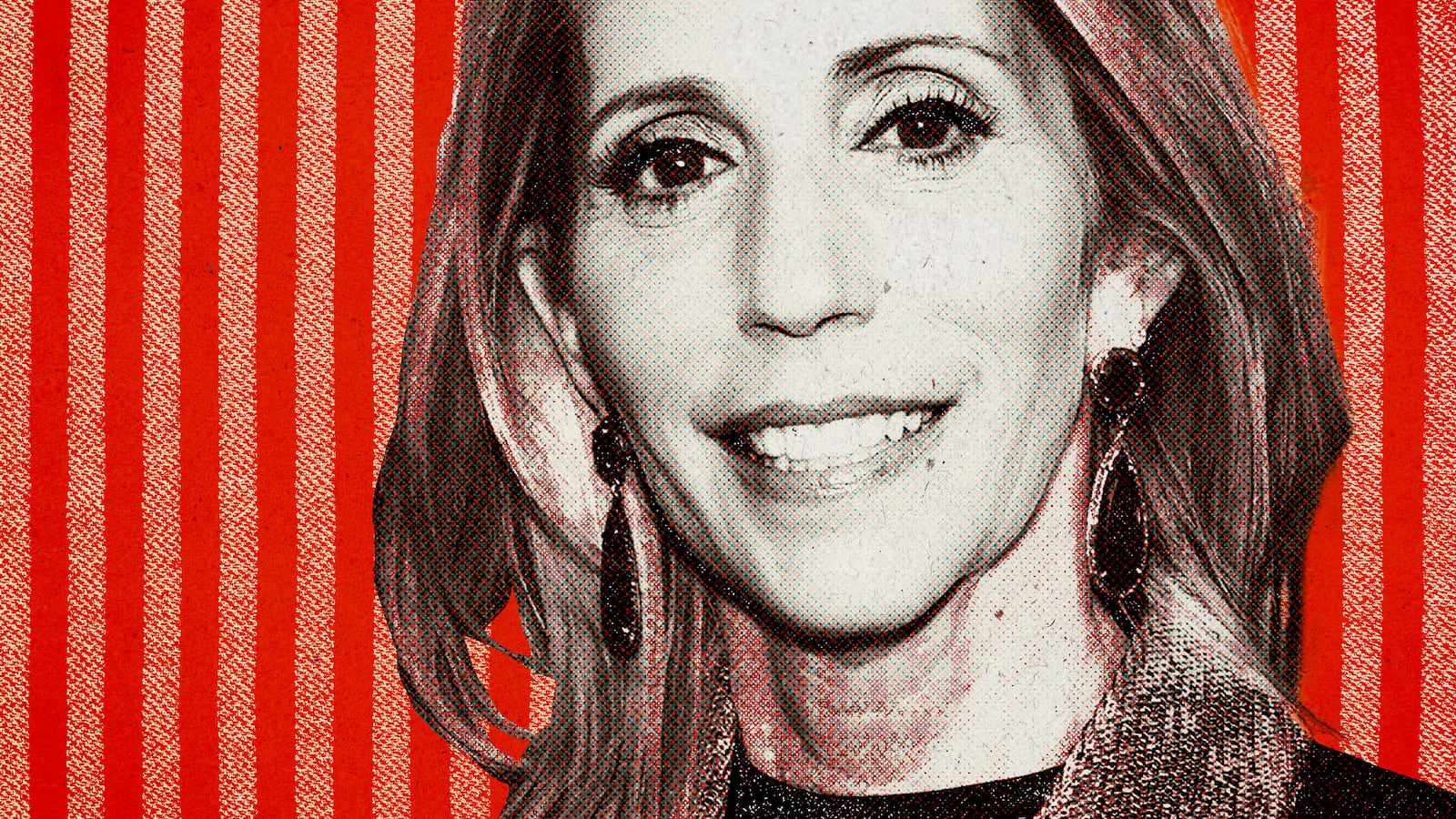 Photo illustration of Dana Bash