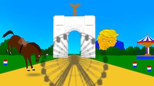 Donald Trump, Empty Fair illustration