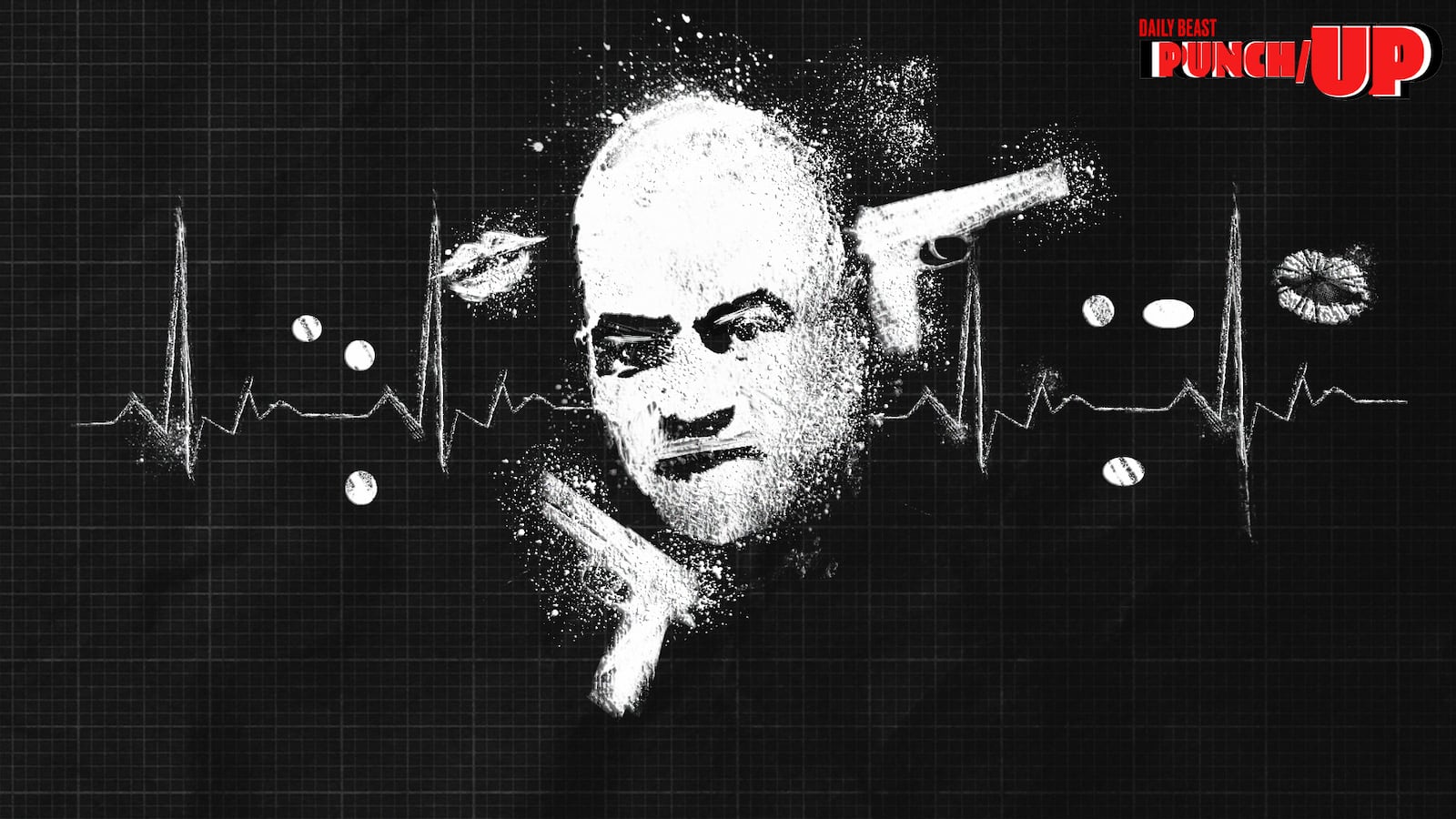 Dr. Alexander Eastman featured among drugs and guns in a heart beats.