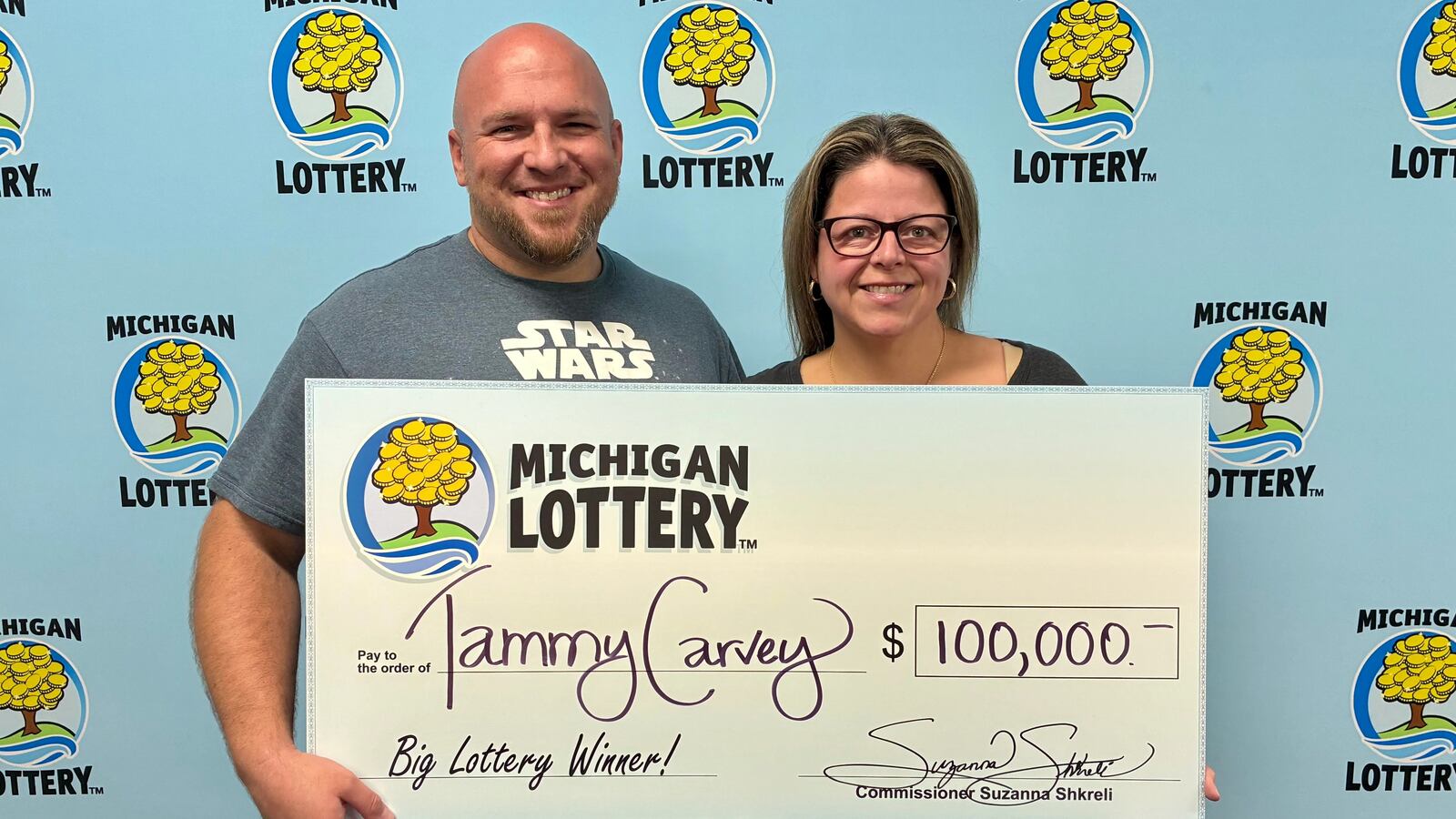 Tamy Carvey wins $100,00