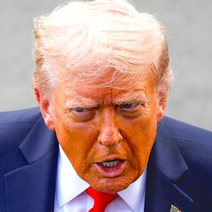 Donald Trump speaks to press before his departure at the White House route to attend a New York Yankees baseball game on September 11, 2025 in Washington, DC, United States.