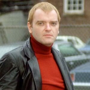 The movie Atlantic City, directed by Louis Malle. Seen here, Angus MacInnes (as Vinnie, a thug).  Theatrical release in France, September 3, 1980. Screen capture. A Paramount Picture.