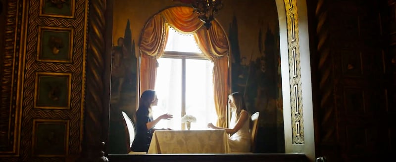 Screenshot from the Melania documentary