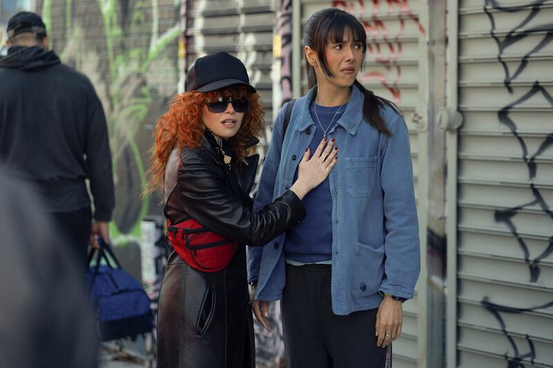 Natasha Lyonne as Charlie Cale and Patti Harrison as Alex