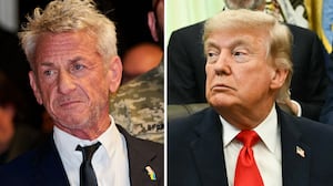 Sean Penn and Donald Trump