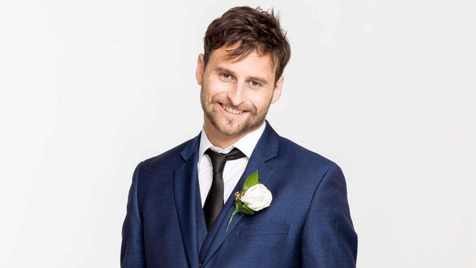 Andew Jury smiles in a picture from "Married at First Sight New Zealand."