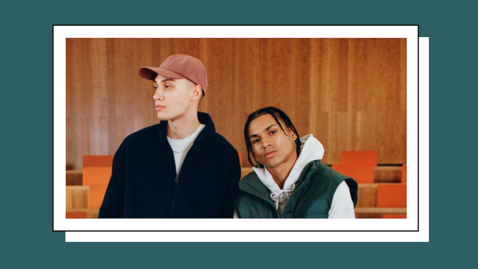 Two models wearing lululemon's back to school collection.