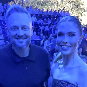 Bettina Trump and Nate Bargatze at the UFC White House event.