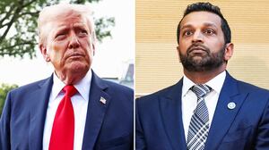 Donald Trump and Kash Patel.