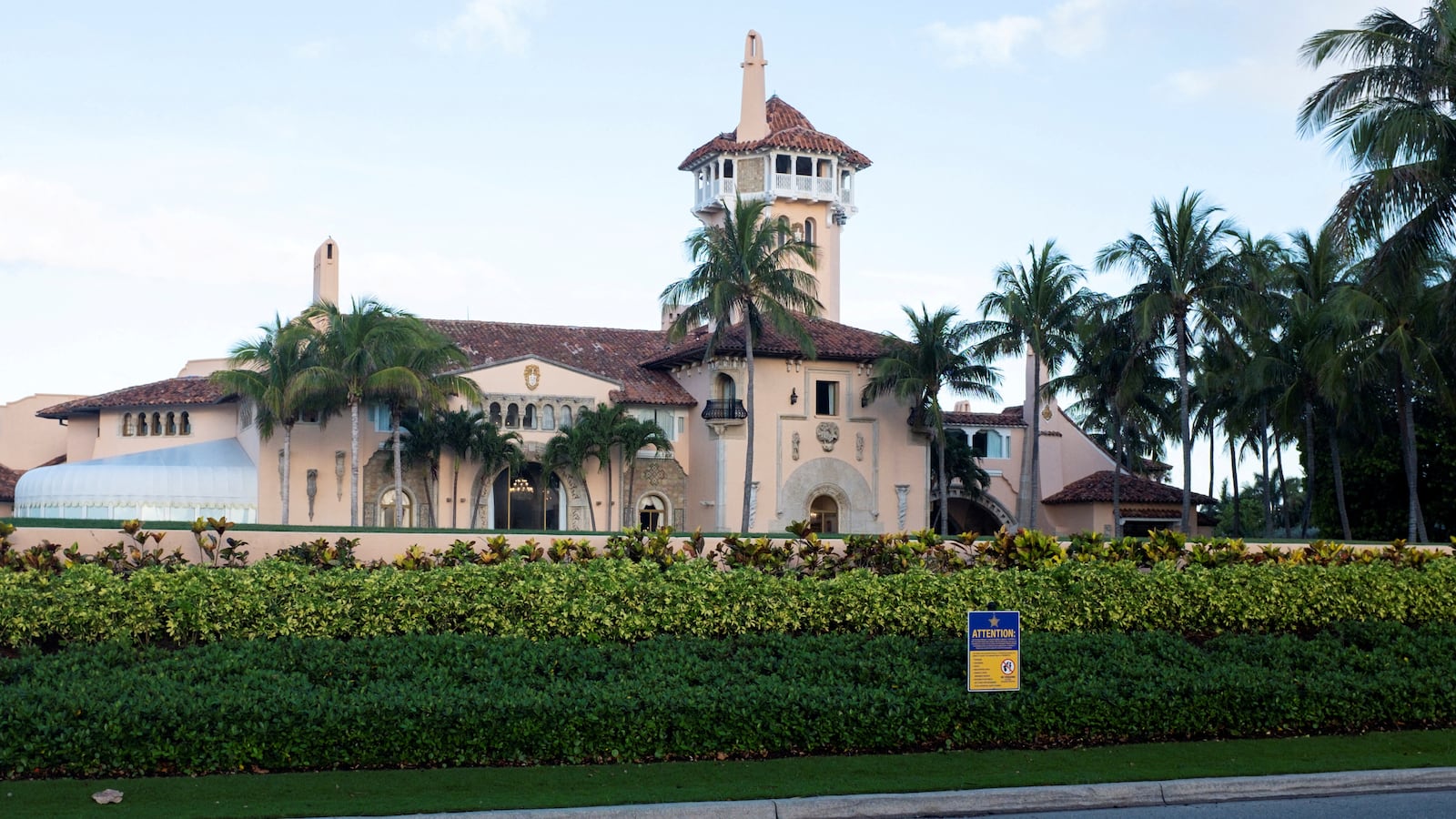 A view of former U.S. President Donald Trump's Mar-a-Lago resort