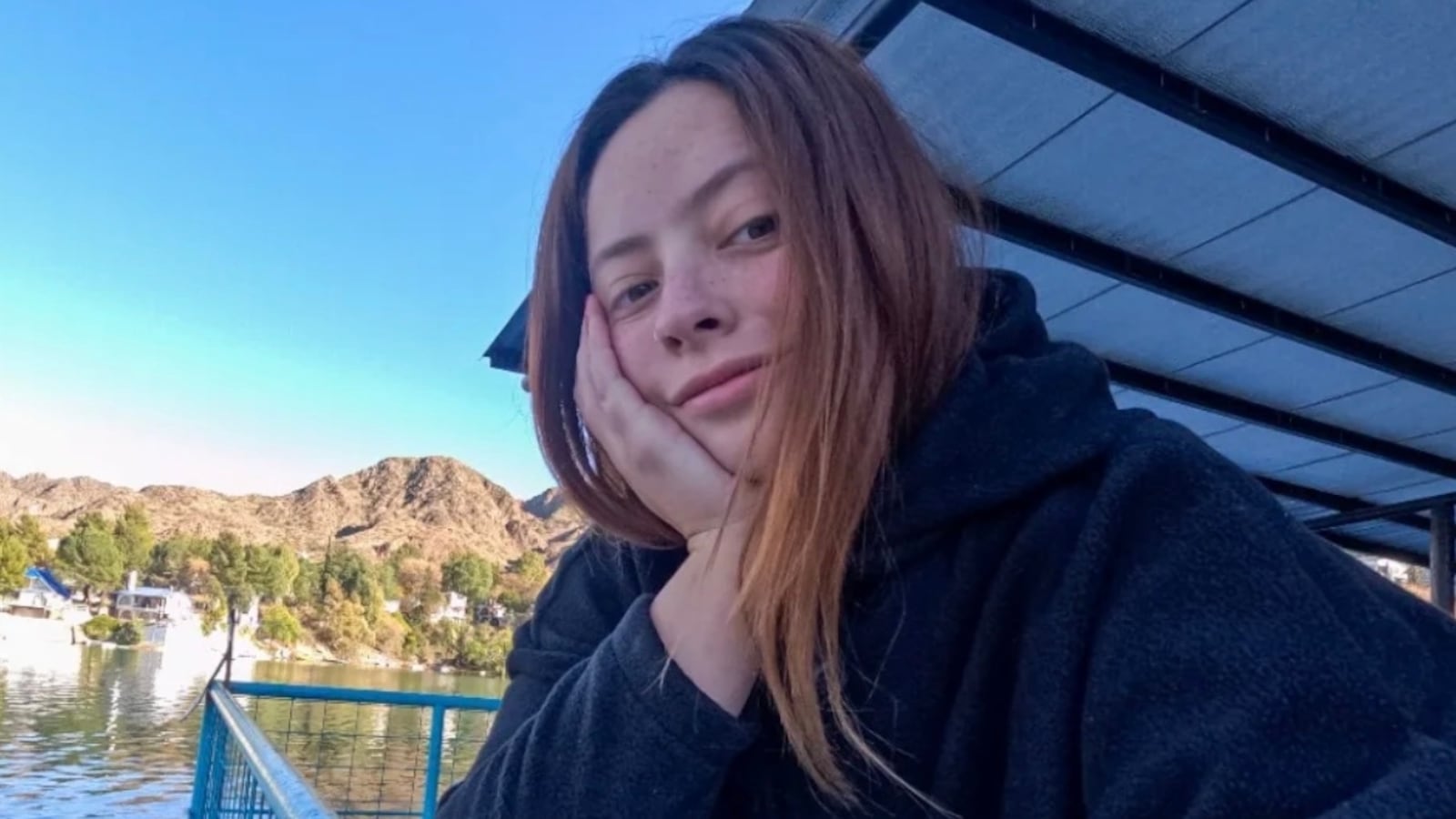 Sofia Devries took a scuba diving lesson with her boyfriend off the coast of Argentina.