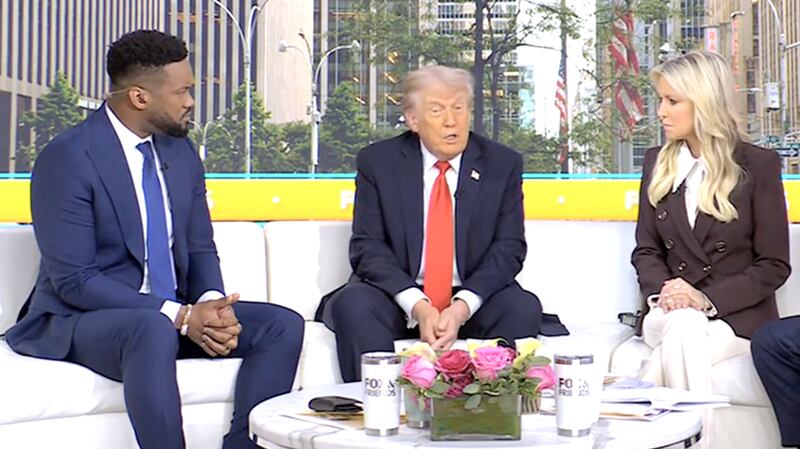 Trump said Sean Hannity would be disappointed he didn’t address a suspect being arrested in connection with Charlie Kirk’s killing on Hannity’s show.