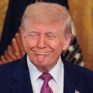 President Donald Trump delivers remarks before signing a series of bills related to California’s vehicle emissions standards during an event in the East Room of the White House on June 12, 2025 in Washington, DC. Members of Congress passed the bills using the Congressional Review Act and the effect would largely revoke the emissions standards enacted by the state of California.