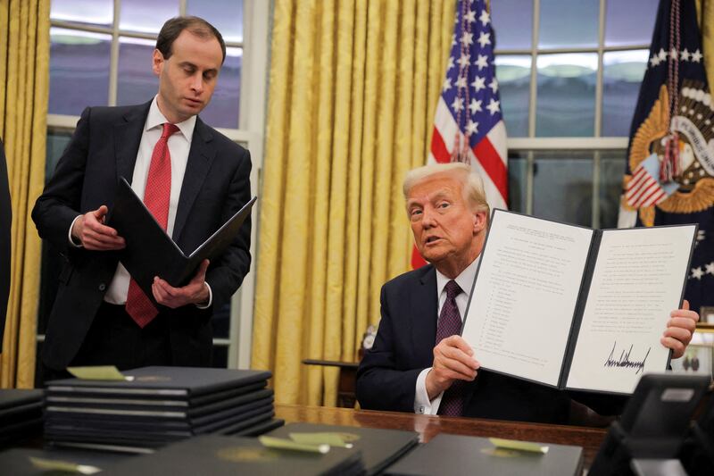 Trump also pardoned about 1,500 Jan. 6 rioters on his first day back in office.