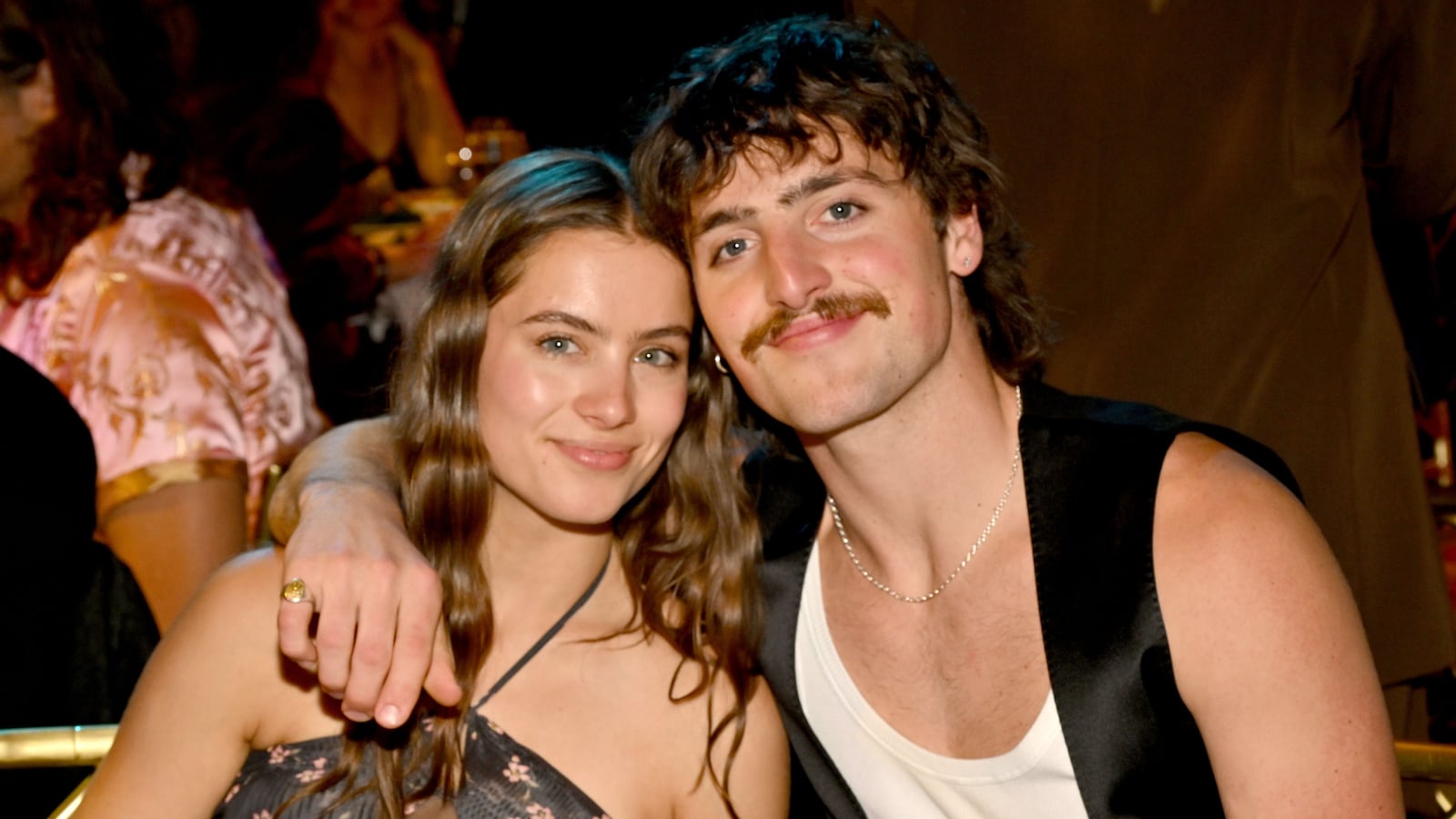 A image of Benson Boone and Maggie Thurmon.