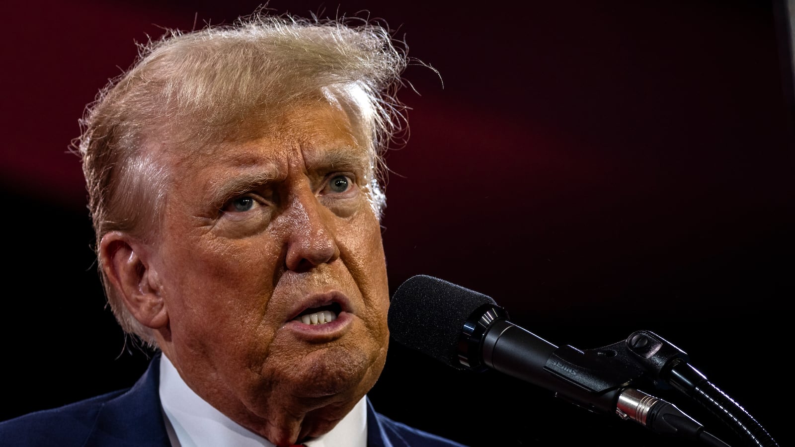 Former U.S. President Donald Trump speaks at the Faith & Freedom Coalition's Road to Majority Policy Conference at the Washington Hilton