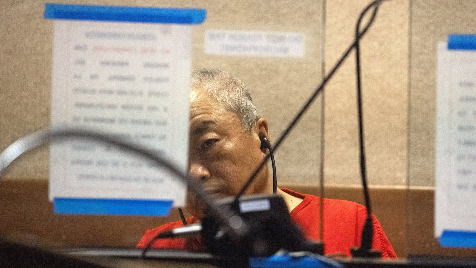 Chunli Zhao appears for his arraignment at San Mateo Superior court in Redwood City, California.