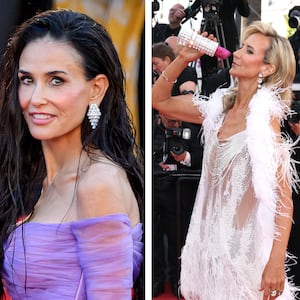 Demi Moore, Lady Victoria Hervey and Kate Alexeeva at the Cannes Film Festival 2026.