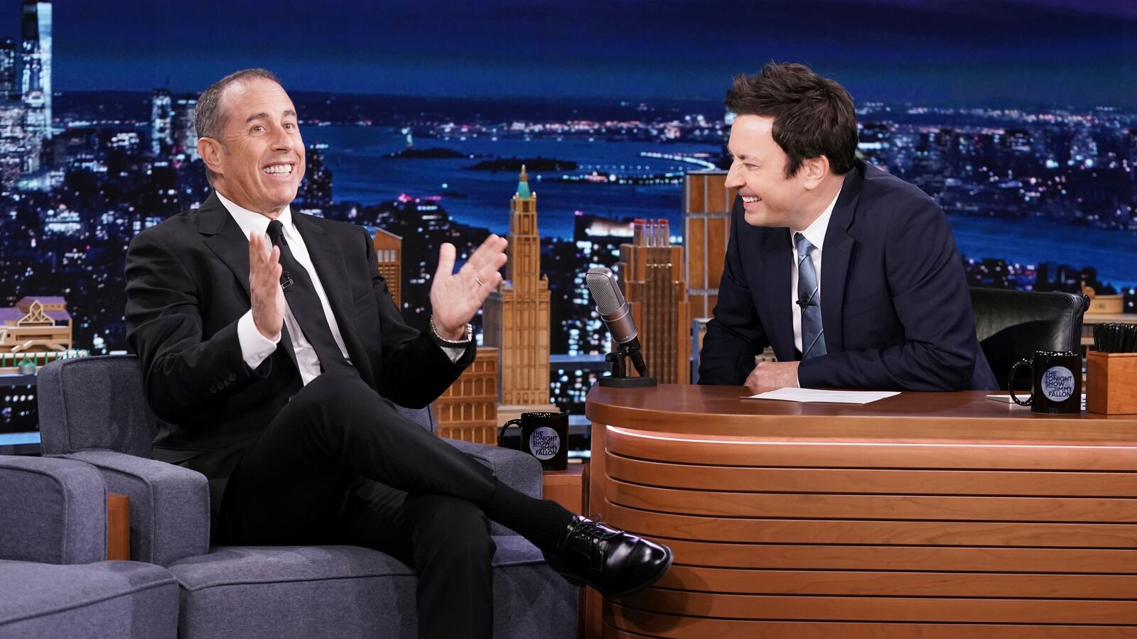 Jimmy Fallon and Jerry Seinfeld
